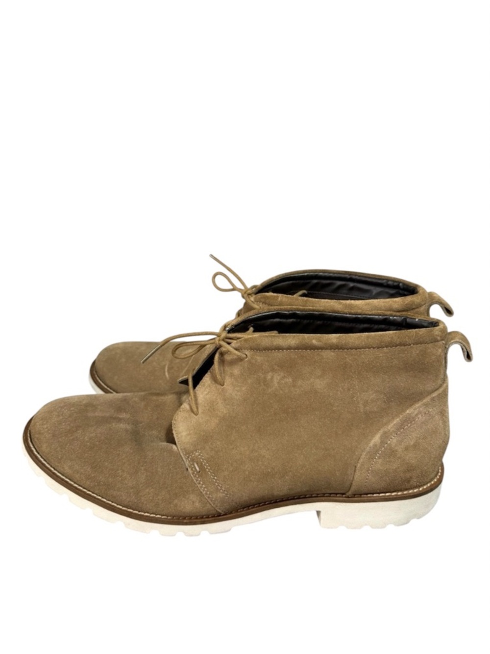 ROCKPORT Charson Beige Suede Chukka Boots